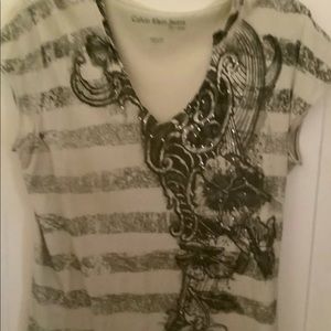 Calvin Klein short sleeved top.